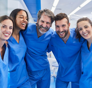 The welcoming team at WEO Media 